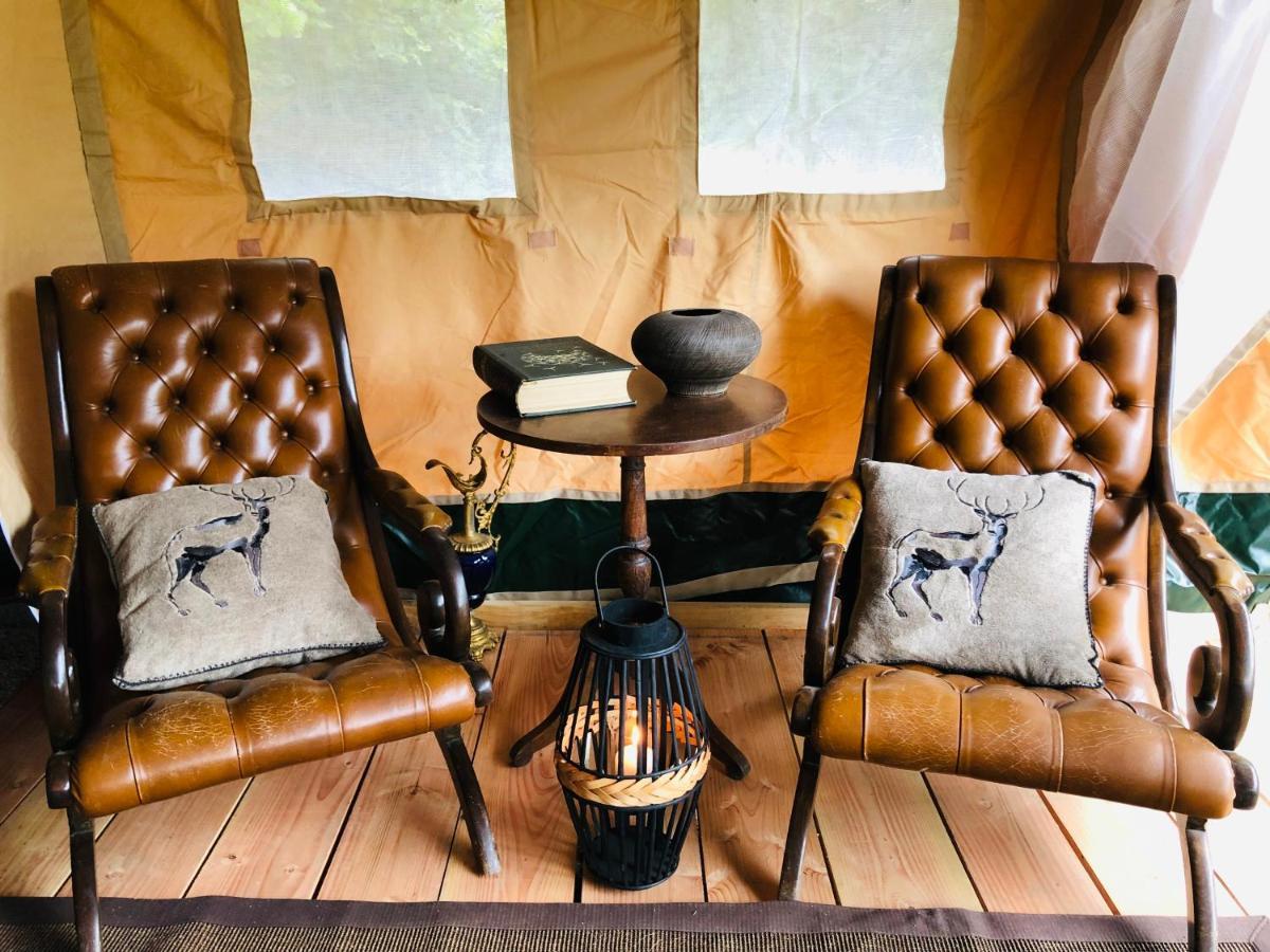 Tente Lodge Elevage Girbal La Chapelotte Bagian luar foto
