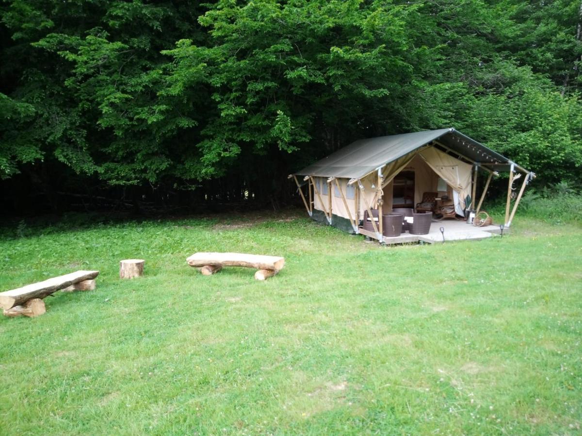 Tente Lodge Elevage Girbal La Chapelotte Bagian luar foto